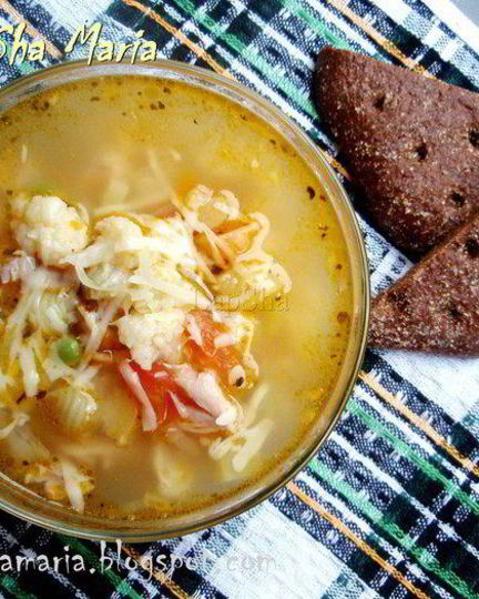 Рецепт минестроне с курицей