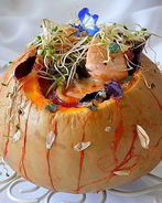 Минестроне с рыбой и спагетти