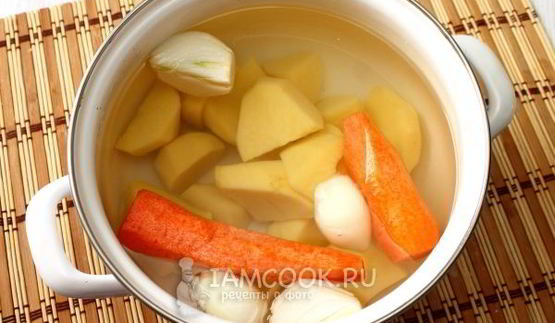 овощной крем суп со сливками