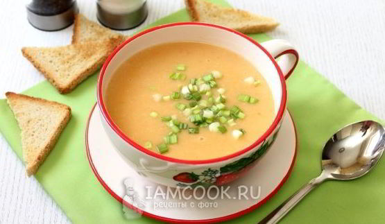овощной крем суп со сливками