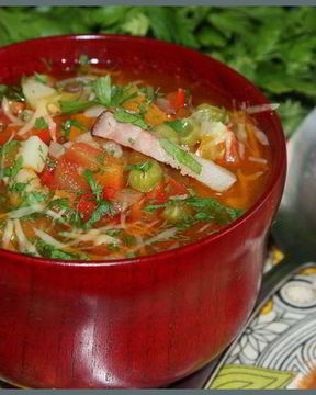 Овощной суп Минестроне