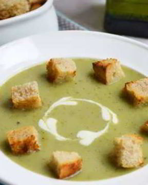 Овощной суп с брокколи