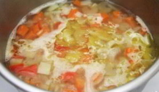 овощной суп с фасолью