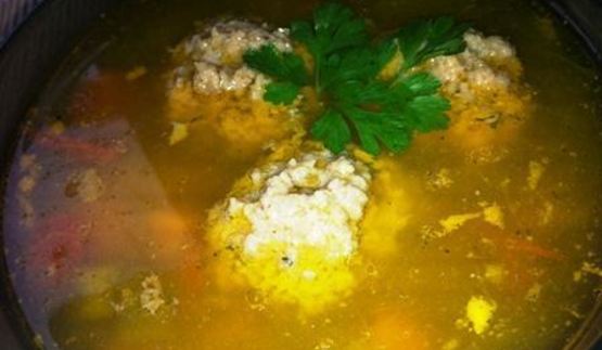 овощной суп с фрикадельками