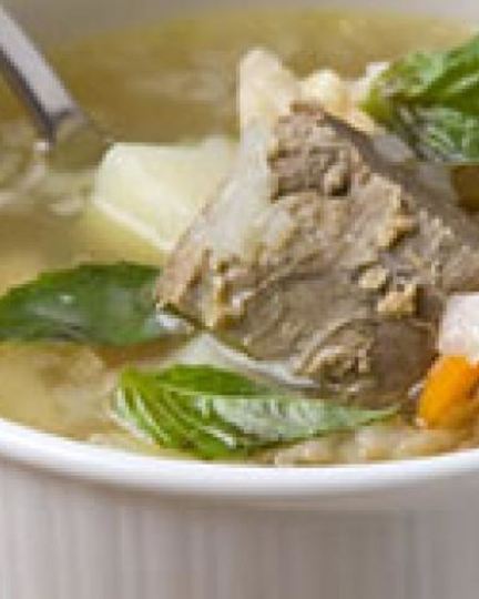 Рецепт овощного супа с говядиной