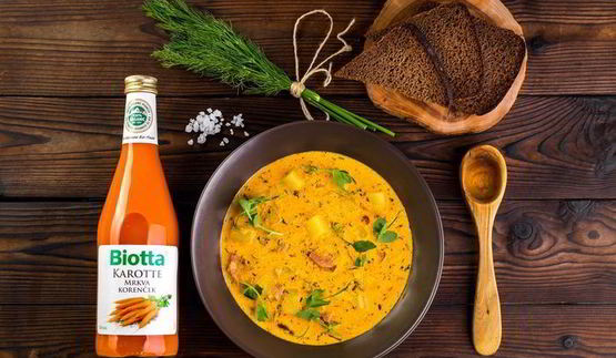 овощной суп с копченостями