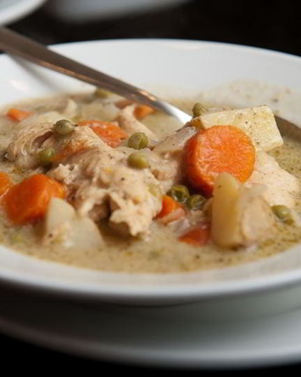 Рецепт овощного супа с курицей