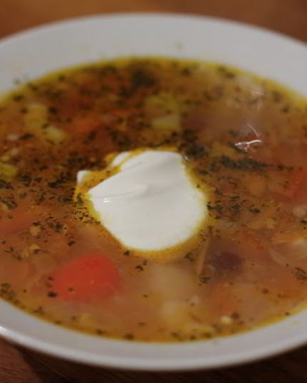 Рецепт овощного супа с орегано