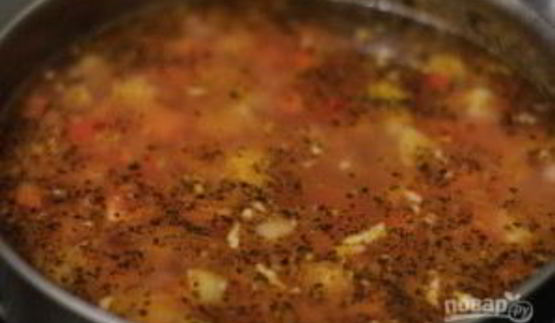 овощной суп с орегано