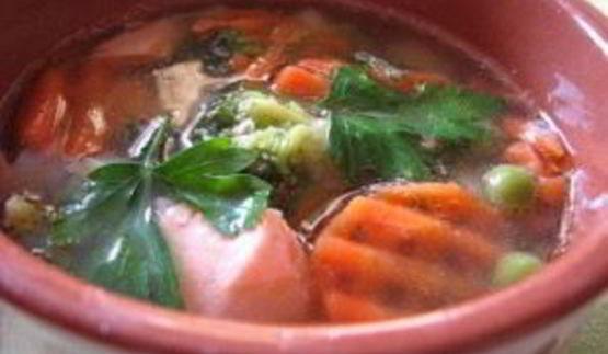 овощной суп с рыбой