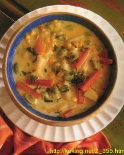 Рецепт овощного супа суккоташ