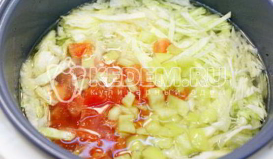 овощной суп в мультиварке