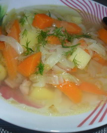 Рецепт овощного супчика