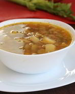 Постный овощной суп