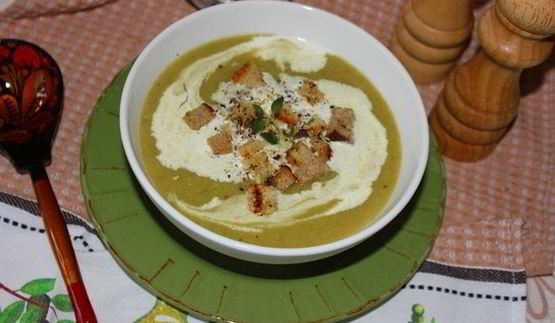 сливочно-овощной крем-суп