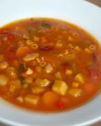 Суп минестроне с песто