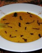 Воскресный крем-суп с цыпленком и овощами