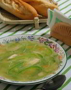 Зеленый овощной суп