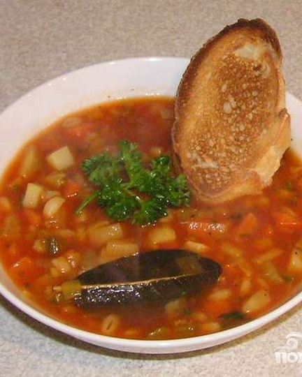 Рецепт зимнего овощной суп