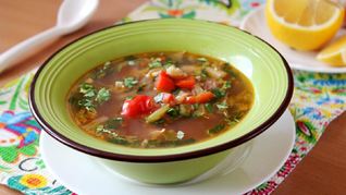 Суп с фасолью