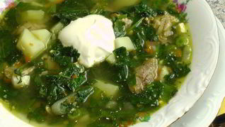 Суп с мясом