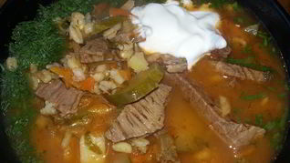 Суп с перловкой