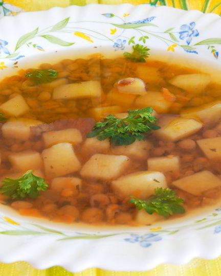 Рецепт чечевичной похлебки