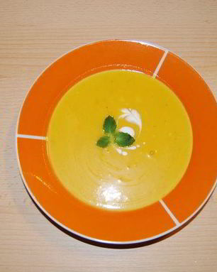 Пряный тыквенный суп