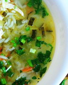 Диетический рассольник