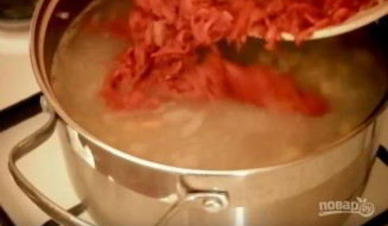 домашний рассольник с рисом