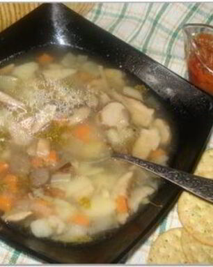 Рассольник грибной