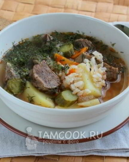 Рецепт рассольника ленинградского