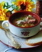 Рассольник с форелью