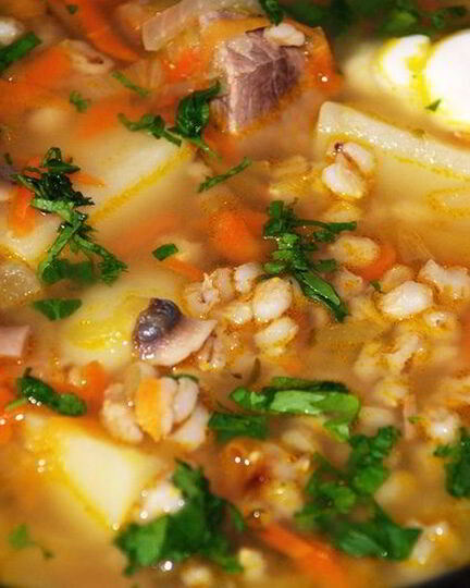 Рецепт рассольник с говядиной и перловкой