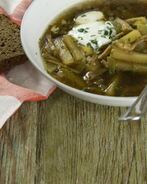 Рассольник с грибами по-суздальски