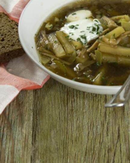 Рецепт рассольника с грибами по-суздальски