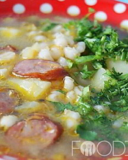 Рецепт рассольника с копченой колбасой