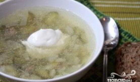 рассольник с перловкой без мяса