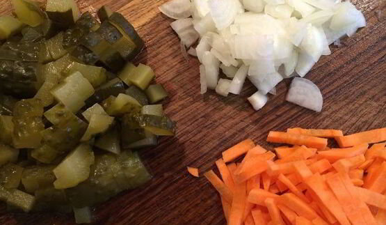 рассольник с перловкой