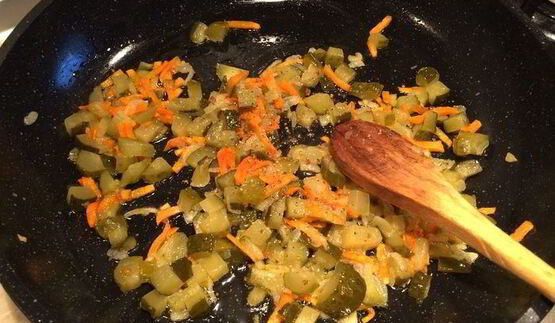 рассольник с перловкой