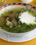 Рассольник с почками