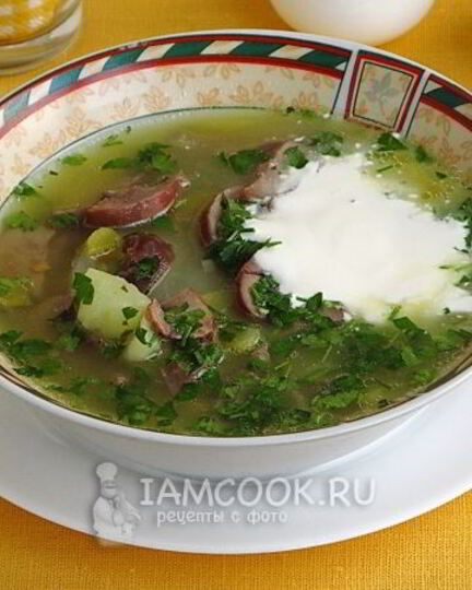 Рецепт рассольника с почками