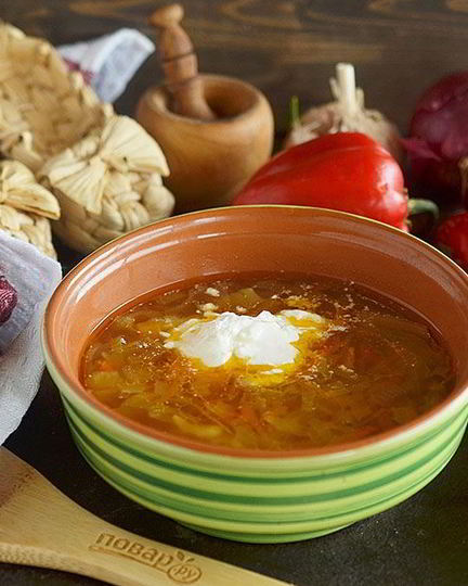 Рецепт деревенских зимних щей