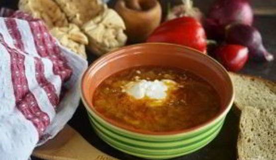 деревенские зимние щи