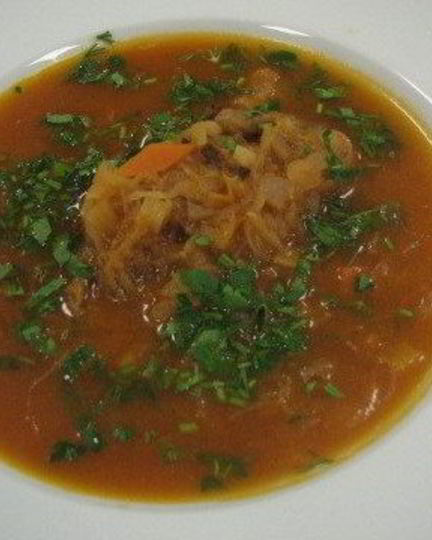 Рецепт постных щей из квашеной капусты с белыми грибами