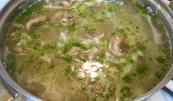 постные щи из свежей капусты с грибами