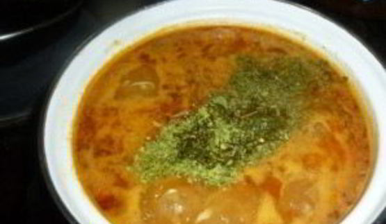 постные щи с фасолью