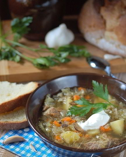 Рецепт щей богатых русских