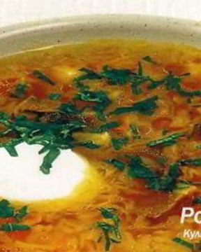 Щи из квашеной капусты с грибами