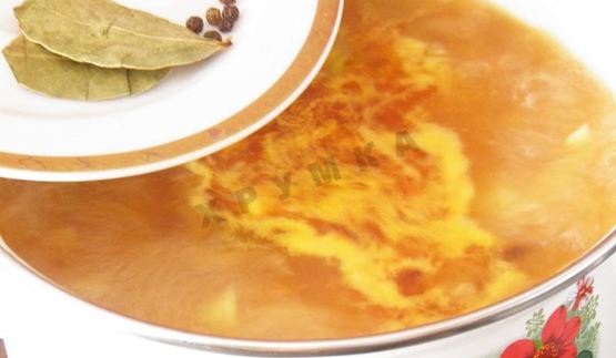 щи из молодой капусты с курицей